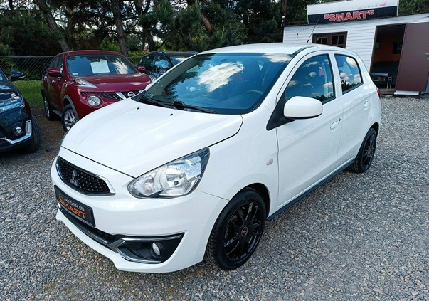 Mitsubishi Space Star cena 26900 przebieg: 74000, rok produkcji 2016 z Łobez małe 301